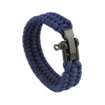 Navy blue BJJ bracelet for men