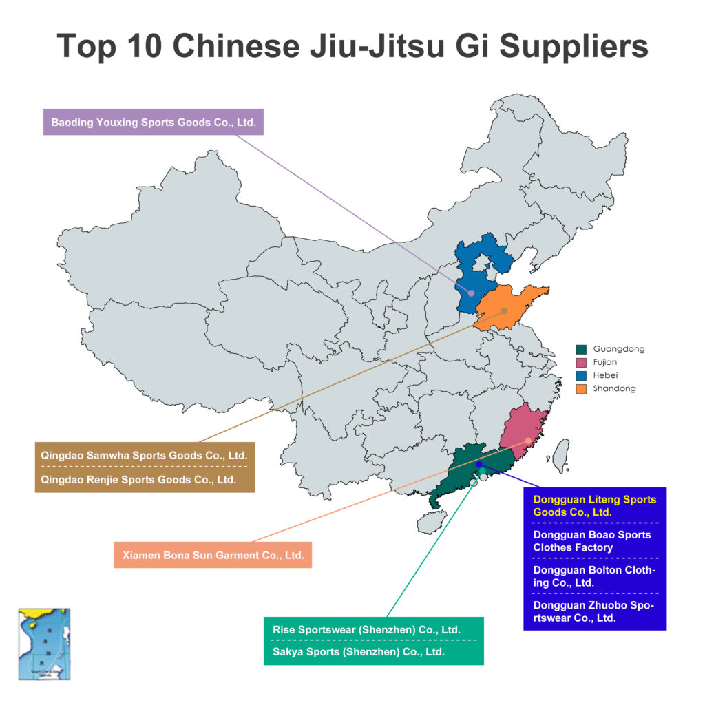 Top 10 Chinese Jiu Jitsu Gi Suppliers