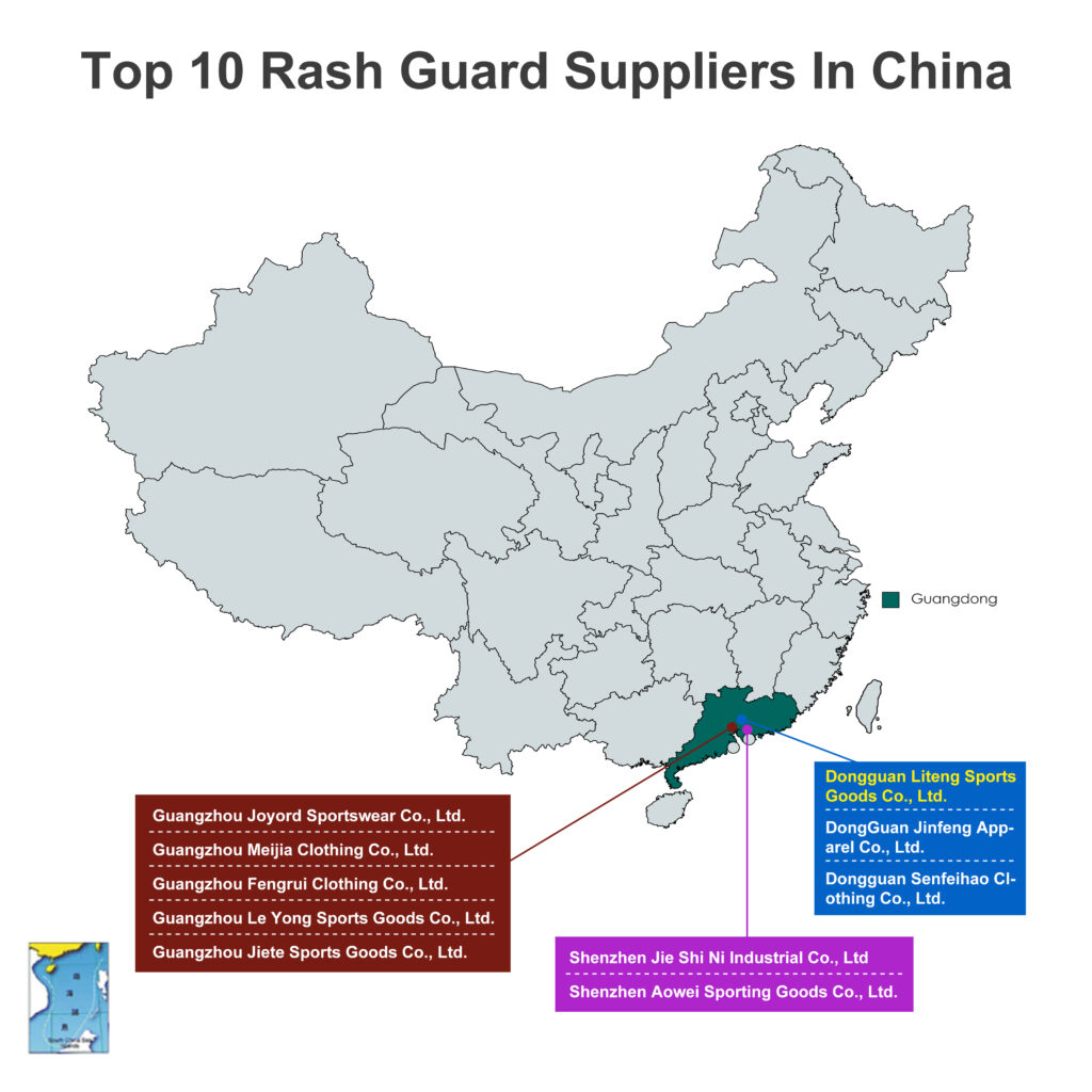 Top 10 Chinese Rash Guard Suppliers